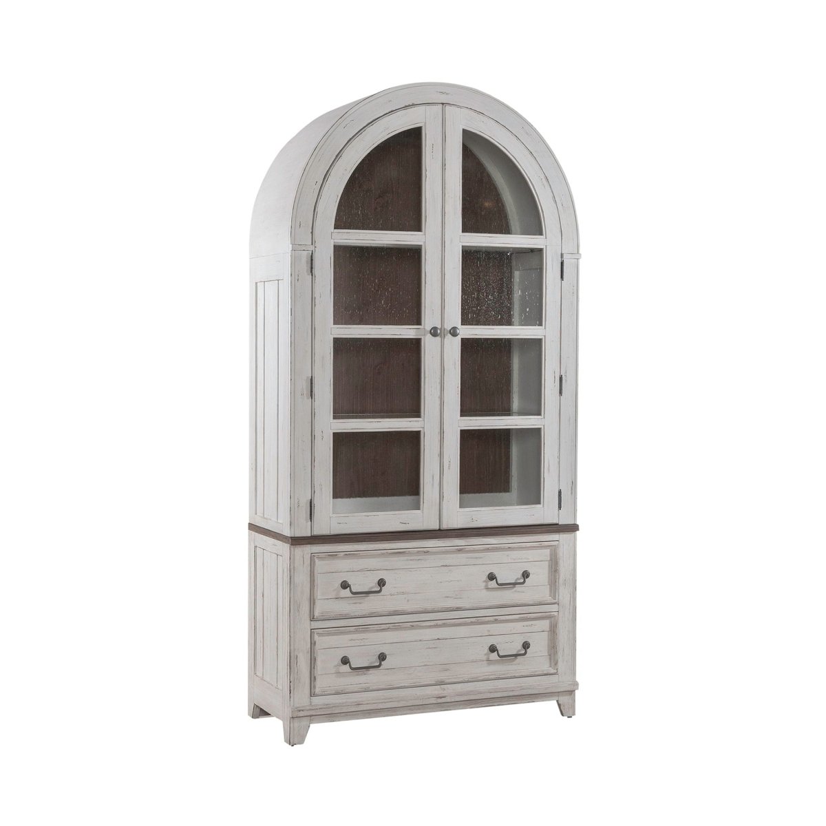 River Place - Curio Cabinet - White Curio Cabinets by Liberty Furniture - Walls Furniture & Mattress