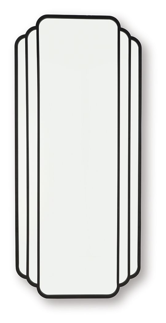 Antigone - Black - Floor Mirror Floor Mirrors by Signature Design by Ashley® - Walls Furniture & Mattress