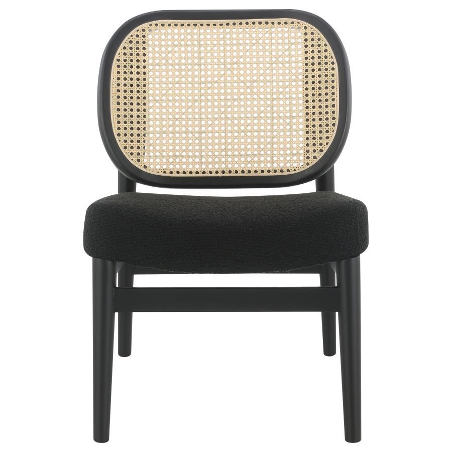 Rayo - Rattan Cane Back Accent Chair With Padded Seat Accent Chairs by Coaster Fine Furniture - Walls Furniture & Mattress