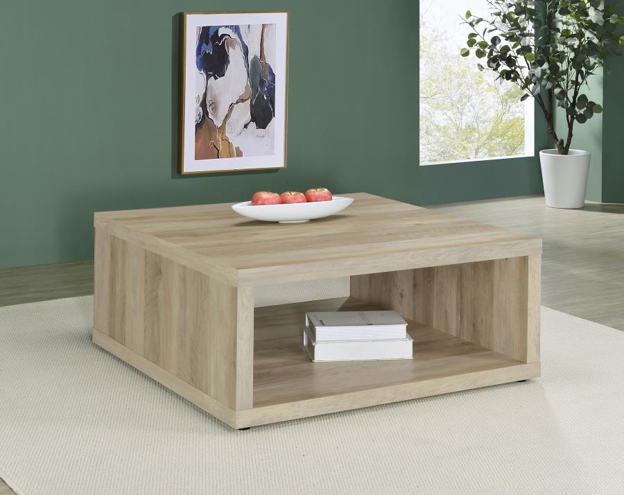 Frisco - Square Engineered Wood Coffee Table Coffee Tables by CoasterEveryday - Walls Furniture & Mattress