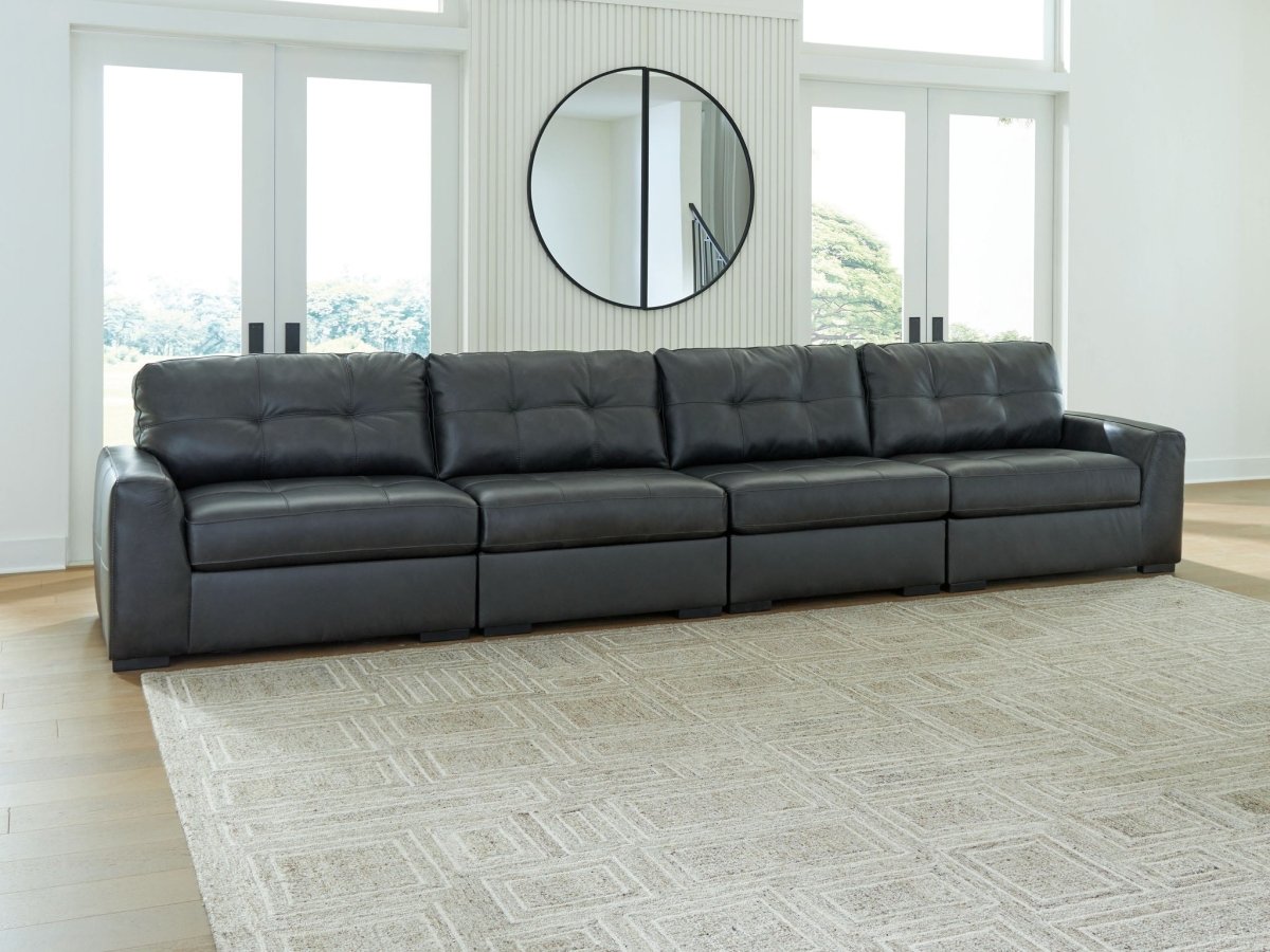 Brindley Pier - Sectional Stationary Sectionals by Signature Design by Ashley® - Walls Furniture & Mattress