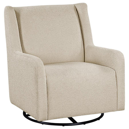 Serra - Boucle Upholstered Swivel Glider Recliner Swivel Glider Chairs by Coaster Fine Furniture - Walls Furniture & Mattress
