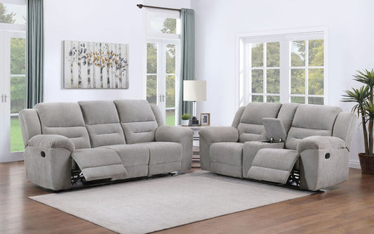 Gilson - Chenille Upholstered Sofa Set Reclining Sofas & Loveseats by Coaster Fine Furniture - Walls Furniture & Mattress