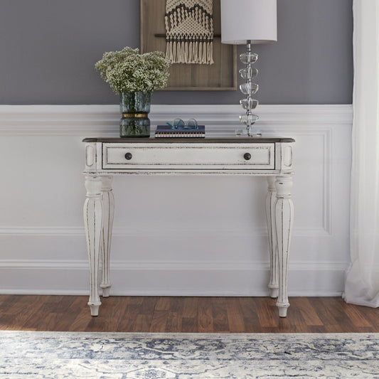 Magnolia Manor - Accent Vanity Desk/Nightstand - White Vanity Desks by Liberty Furniture - Walls Furniture & Mattress