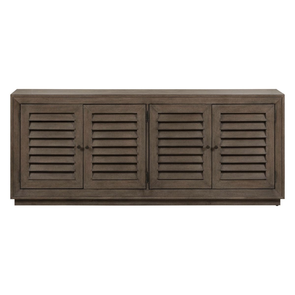 Aspen Sky - 78" TV Console - Weathered Saddle Brown TV Stands by Liberty Furniture - Walls Furniture & Mattress