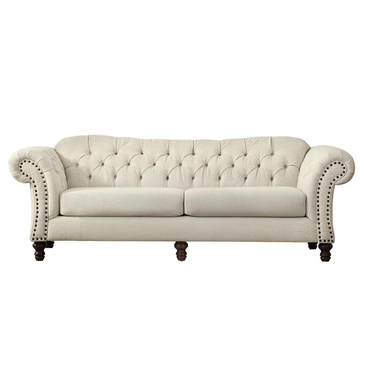 Whitmore - Sofa - Khaki Beige Stationary Sofas by New Classic - Walls Furniture & Mattress
