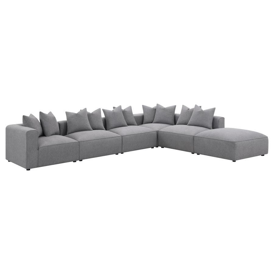 Jennifer - Upholstered Modular Sectional Stationary Sectionals by CoasterElevations - Walls Furniture & Mattress