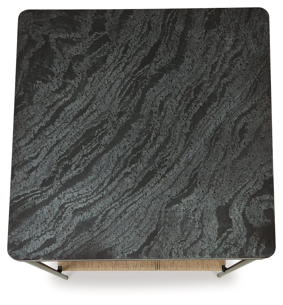 Minrich - Accent Table - Black / Natural Accent Tables by Signature Design by Ashley® - Walls Furniture & Mattress