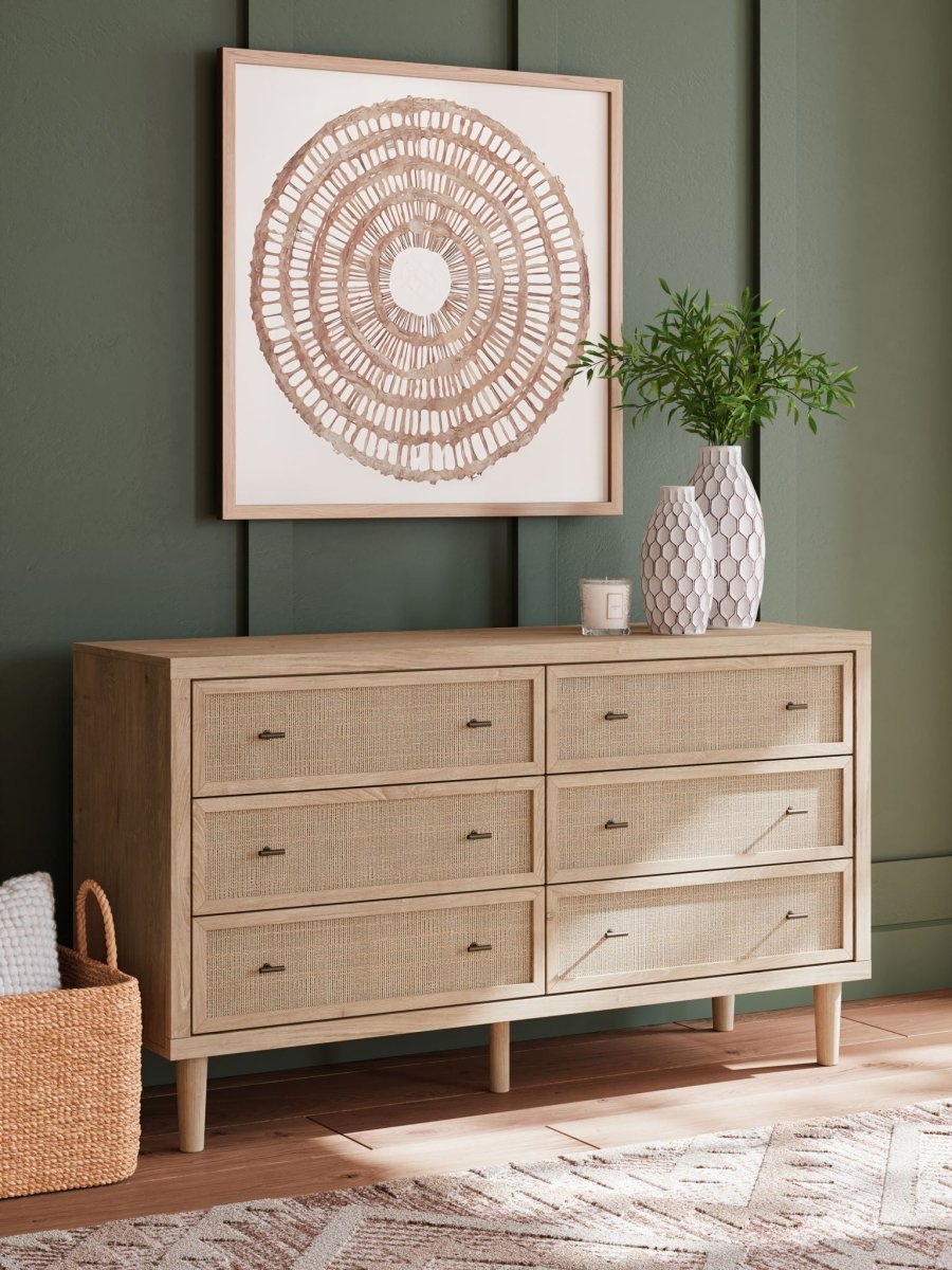 Cielden - Six Drawer Dresser - Two - Tone Dressers by Signature Design by Ashley® - Walls Furniture & Mattress