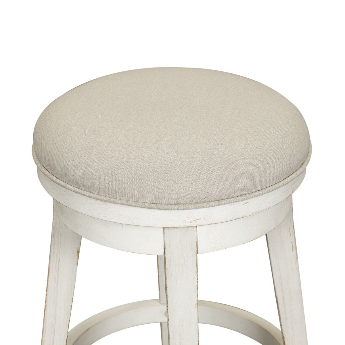 Modern Farmhouse - Console Swivel Stool Counter Height (24" - 27") by Liberty Furniture - Walls Furniture & Mattress