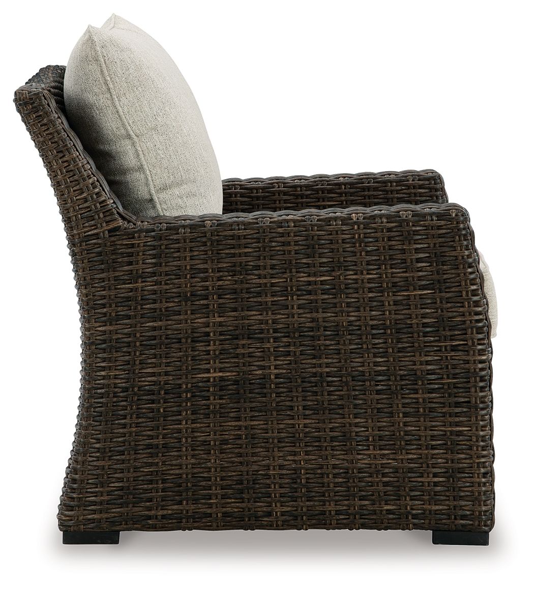 Brook Ranch - Lounge Chair With Cushion - Brown Lounge Chairs by Signature Design by Ashley® - Walls Furniture & Mattress