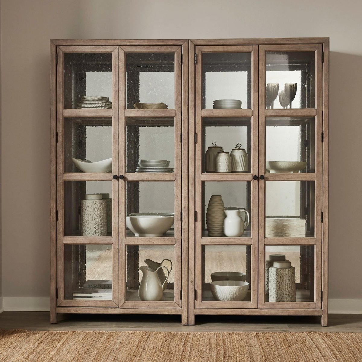 Proximity Place - 2 Piece Bunching Cabinet Set - Brown 2 Piece Dining Room Sets by Liberty Furniture - Walls Furniture & Mattress