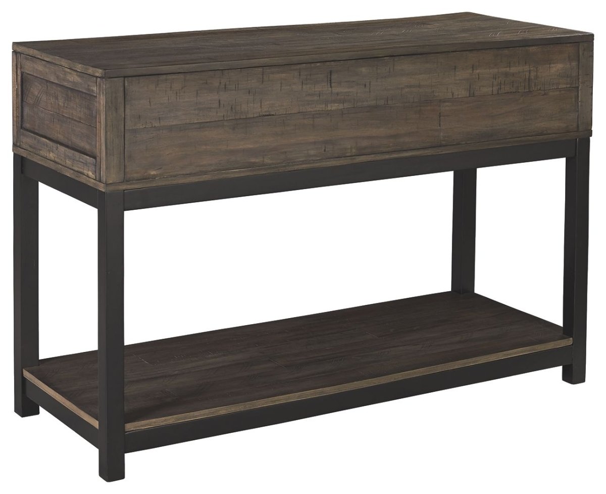 Johurst - Sofa Table - Grayish Brown Sofa Tables by Signature Design by Ashley® - Walls Furniture & Mattress