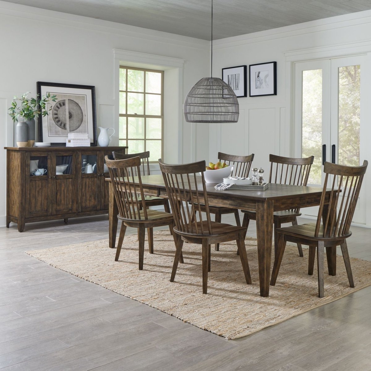 Midland Falls - Rectangular Table Set 5 Piece Dining Room Sets by Liberty Furniture - Walls Furniture & Mattress