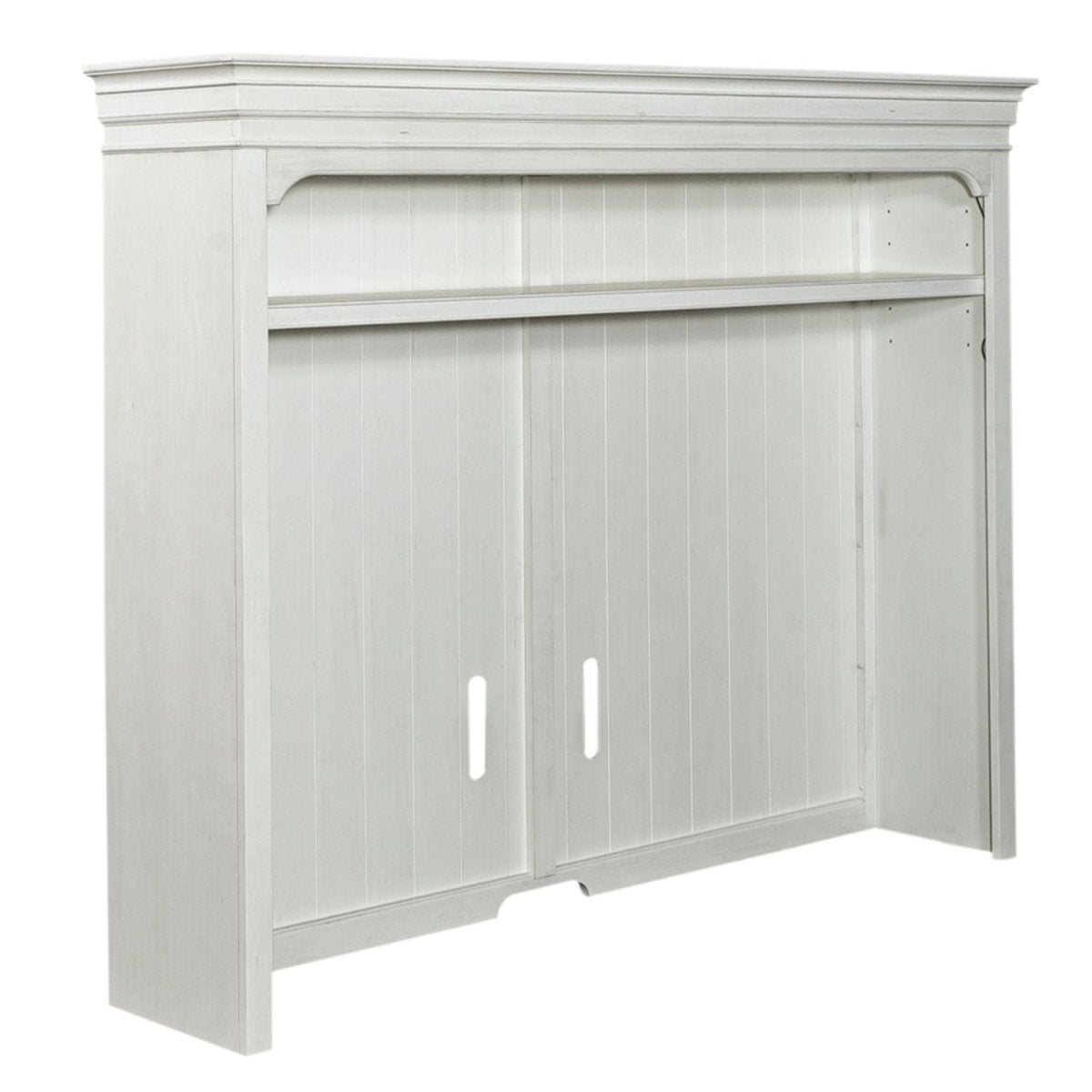 Allyson Park - Entertainment Hutch - White Hutches by Liberty Furniture - Walls Furniture & Mattress
