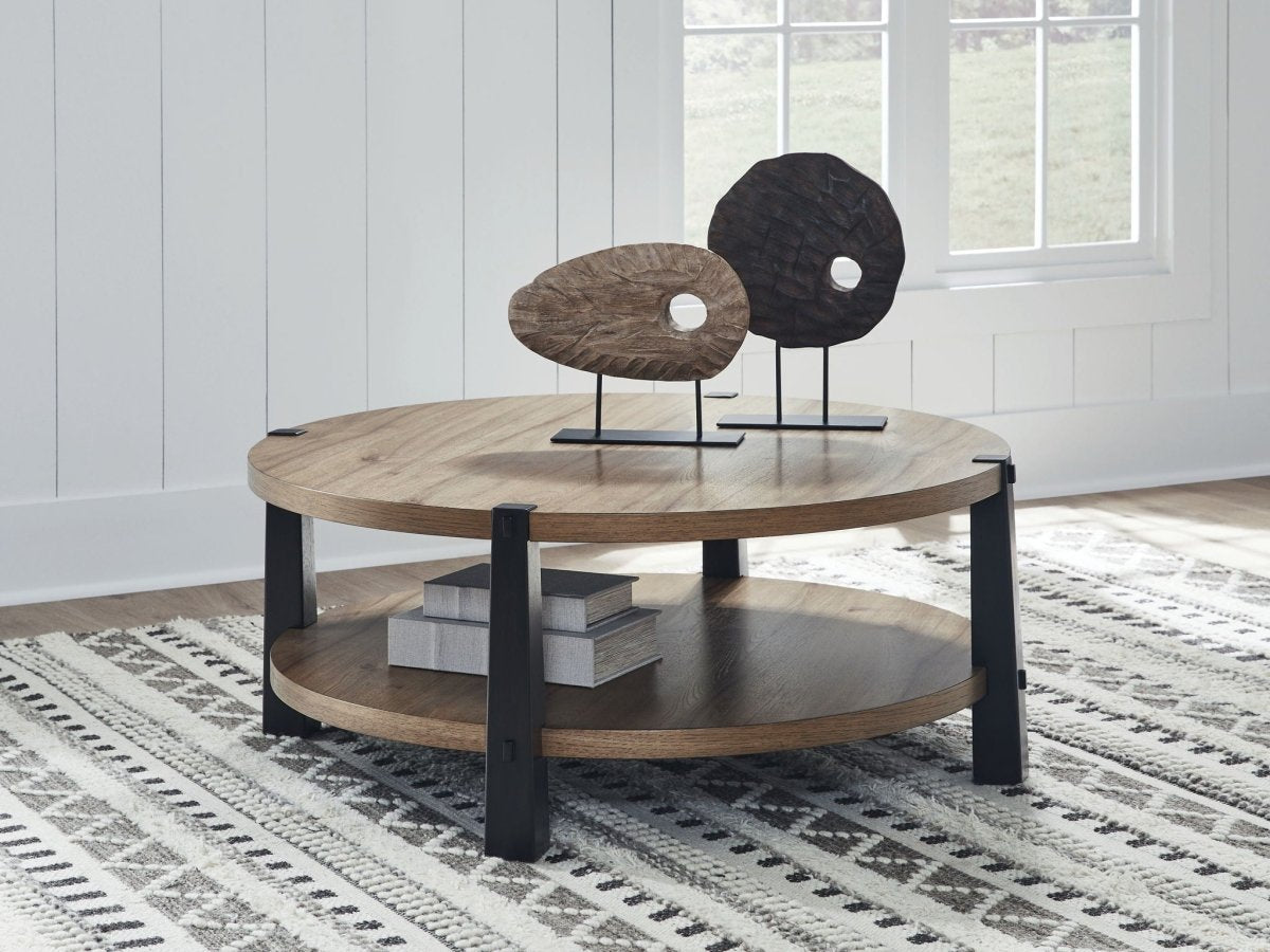 Ridgester - Round Table End Tables by Signature Design by Ashley® - Walls Furniture & Mattress