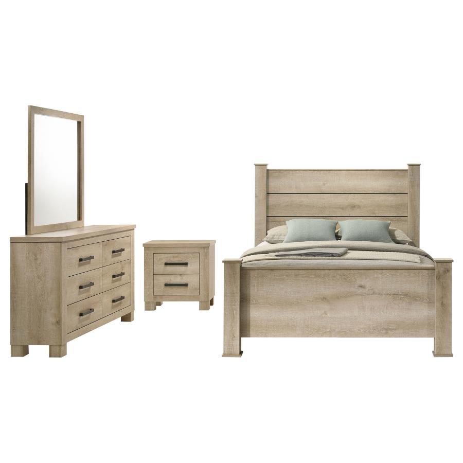 Oakglen - Bedroom Set 4 Piece Bedroom Sets by Coaster Fine Furniture - Walls Furniture & Mattress
