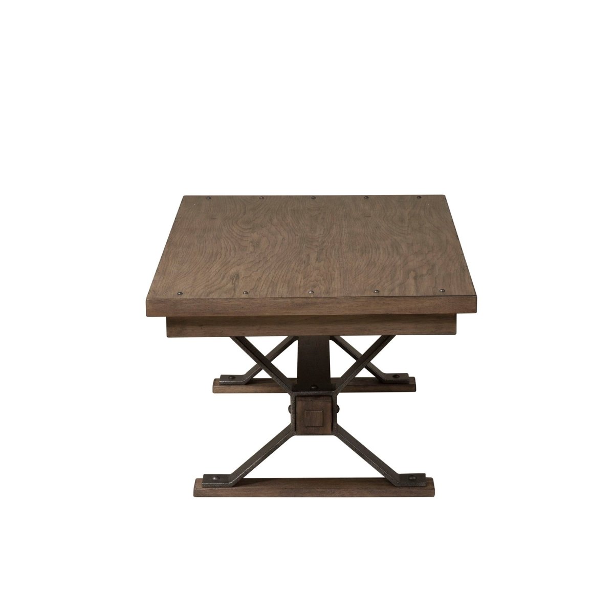 Sonoma Road - Rectangular Cocktail Table - Light Brown Cocktail Tables by Liberty Furniture - Walls Furniture & Mattress