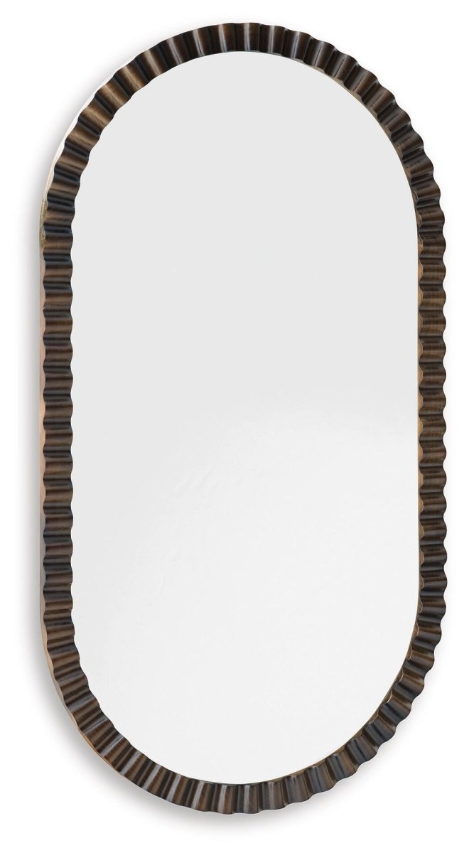 Clorington - Accent Mirror - Dark Brown Accent Mirrors by Signature Design by Ashley® - Walls Furniture & Mattress