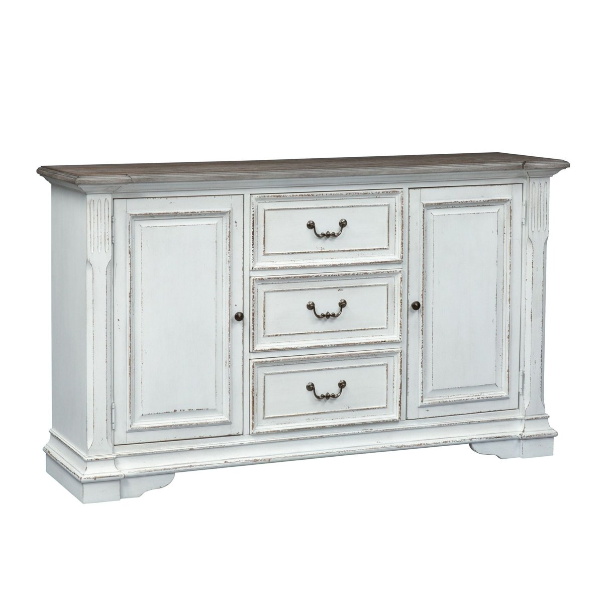 Abbey Park - Buffet - White Buffets by Liberty Furniture - Walls Furniture & Mattress