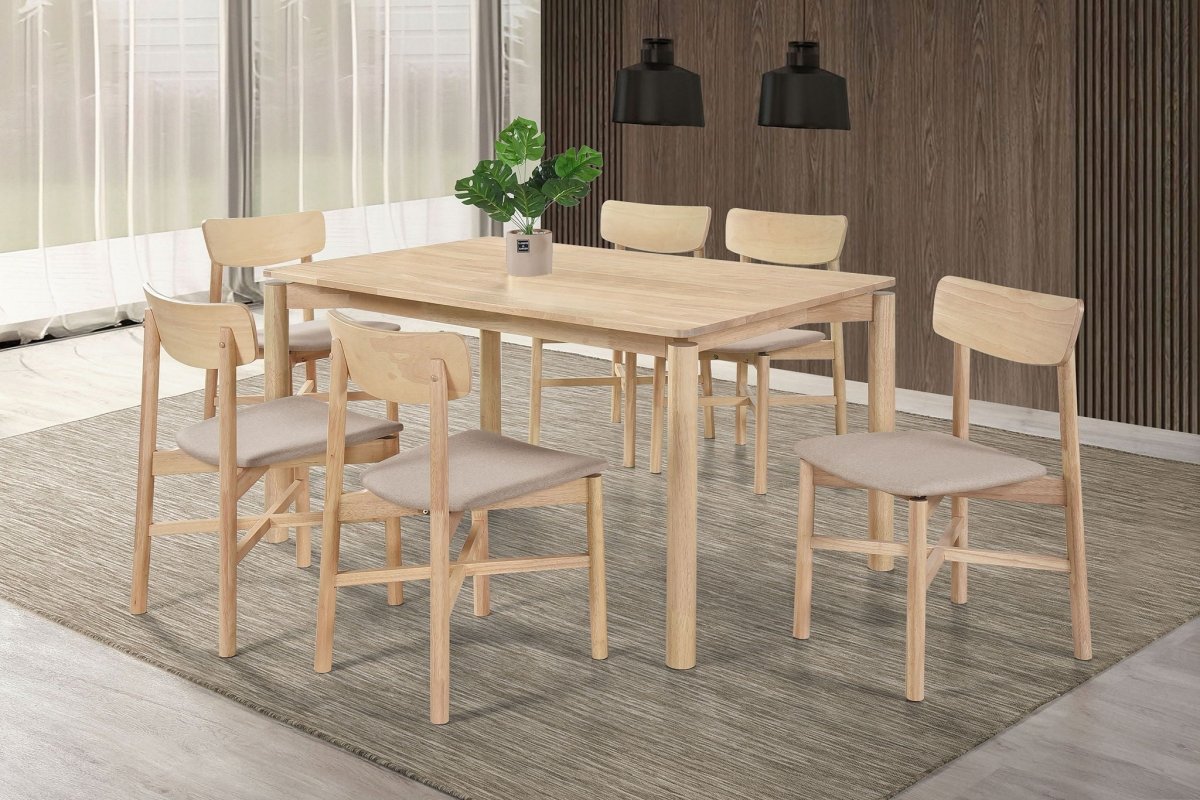 Parkridge - Wood Dining Set 5 Piece Dining Room Sets by Coaster Fine Furniture - Walls Furniture & Mattress