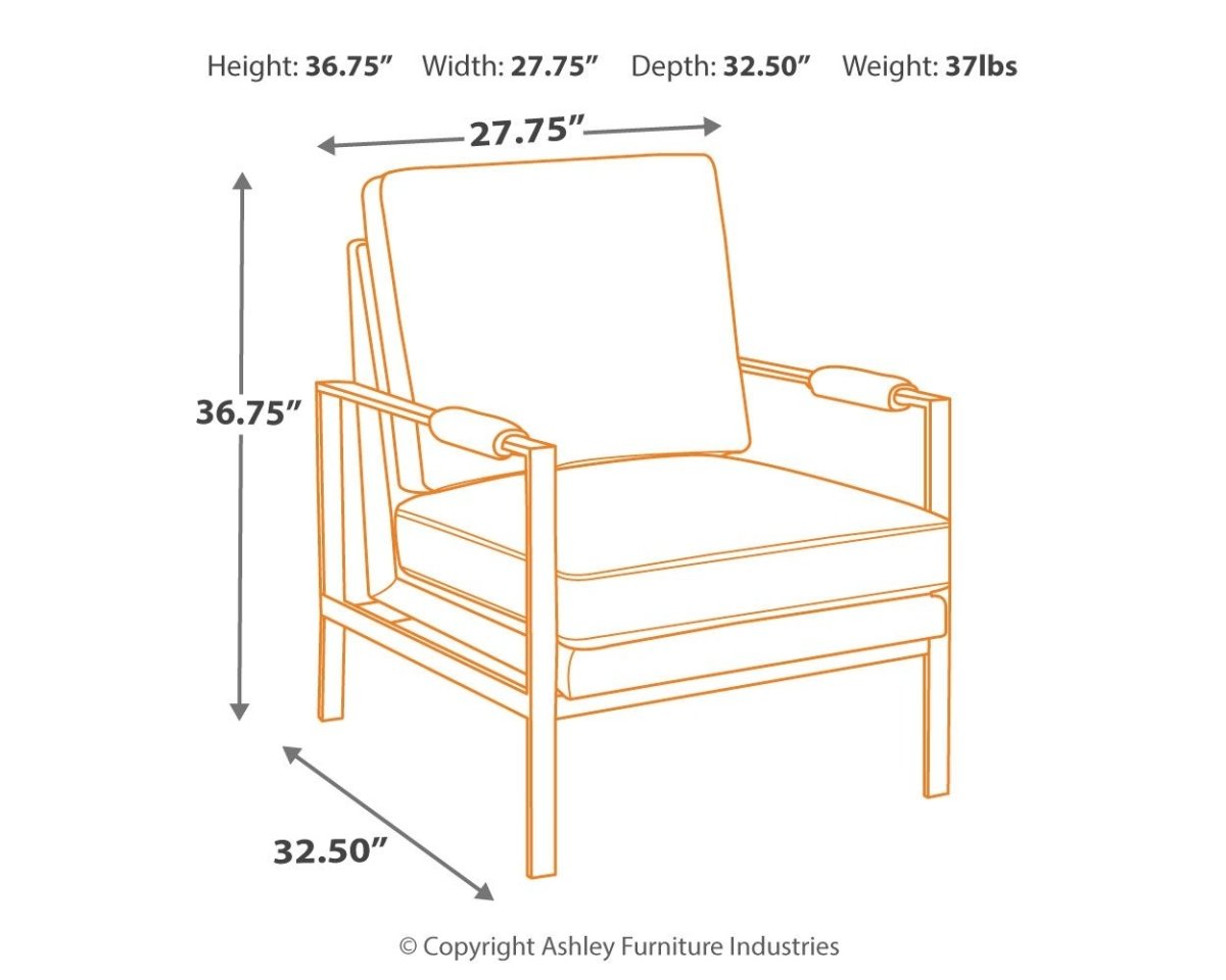 Peacemaker - Accent Chair - Brown Accent Chairs by Signature Design by Ashley® - Walls Furniture & Mattress