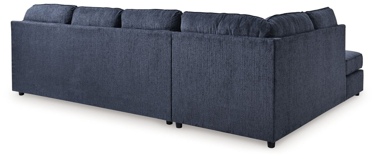 Albar Place - 2-Piece Sectional With Raf Sofa Chaise - Cobalt
