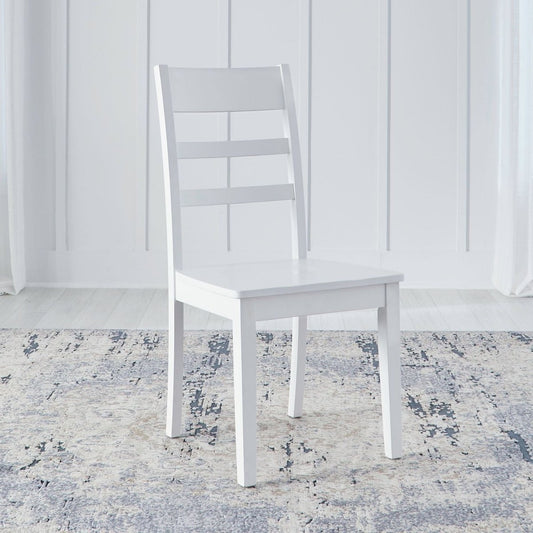 Landale - Ladderback Side Chair (RTA) - White Side Chairs by Liberty Furniture - Walls Furniture & Mattress