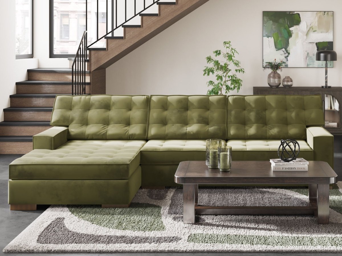 Caspian - Town - Sectional Stationary Sectionals by Signature Design by Ashley® - Walls Furniture & Mattress