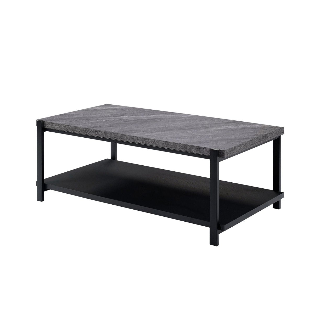 Linea - 3 Piece Occasional Set (1 Coffee & 2 End Tables) - Dark Gray Table Sets by New Classic - Walls Furniture & Mattress