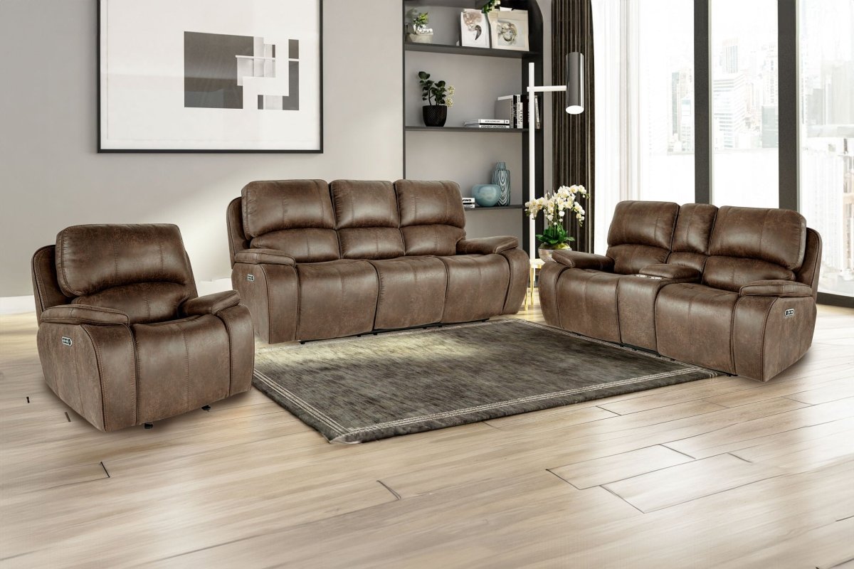 Brookings - Reclining Sofa Set Reclining Sofas & Loveseats by New Classic - Walls Furniture & Mattress