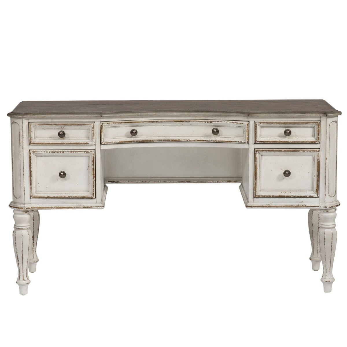 Magnolia Manor - Vanity Desk - White Vanity Desks by Liberty Furniture - Walls Furniture & Mattress