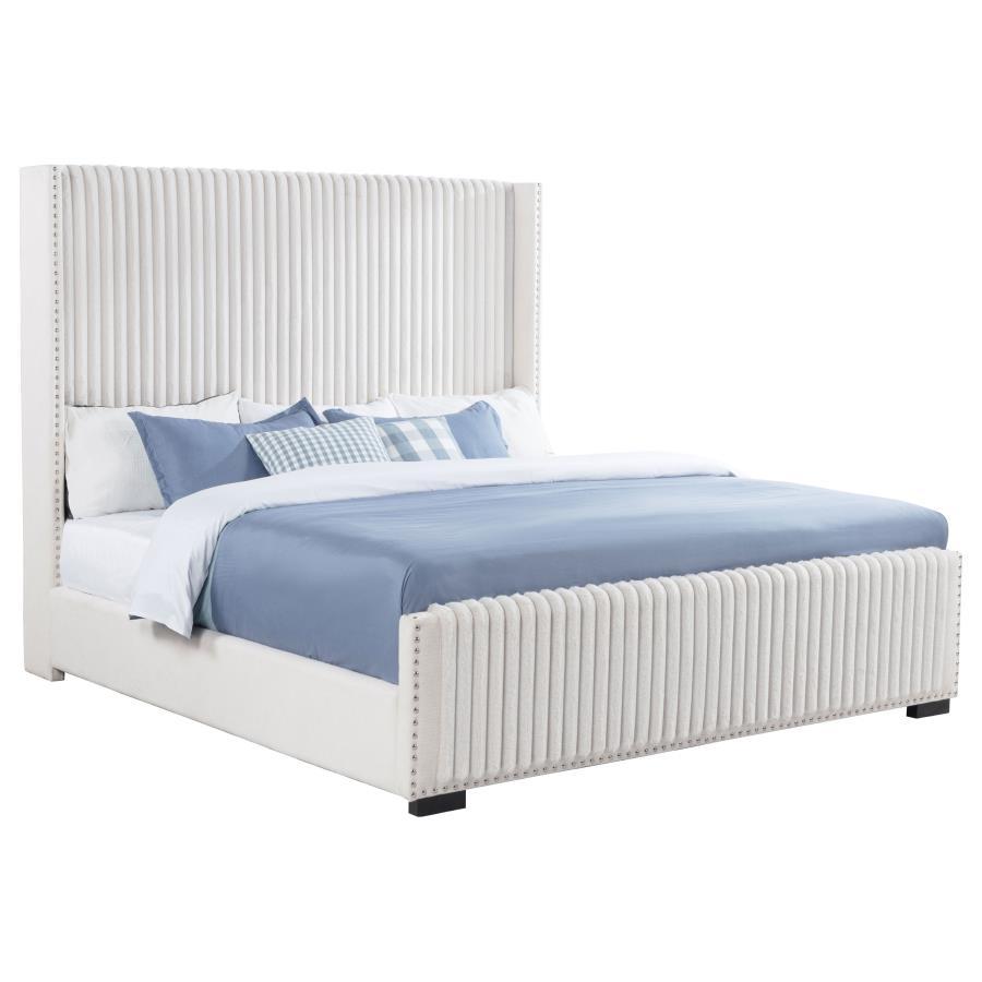 Natasha - Upholstered Bed Upholstered Beds by Coaster Fine Furniture - Walls Furniture & Mattress
