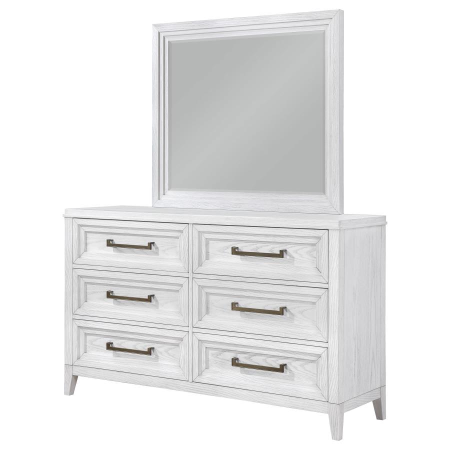 Marielle - 6 - Drawer Bedroom Dresser Dressers by CoasterEveryday - Walls Furniture & Mattress