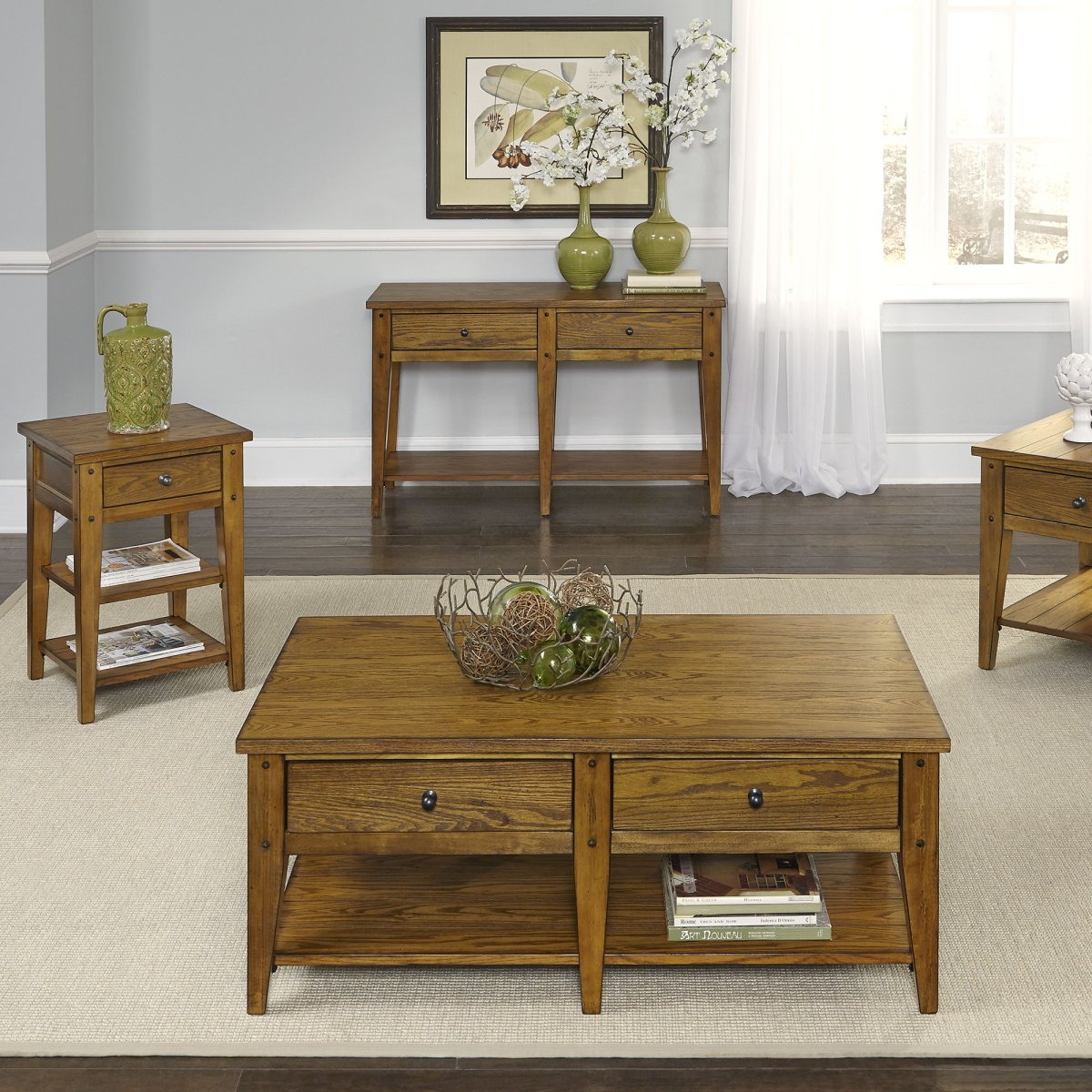 Lake House - Chair Side Table Chair Side Tables by Liberty Furniture - Walls Furniture & Mattress