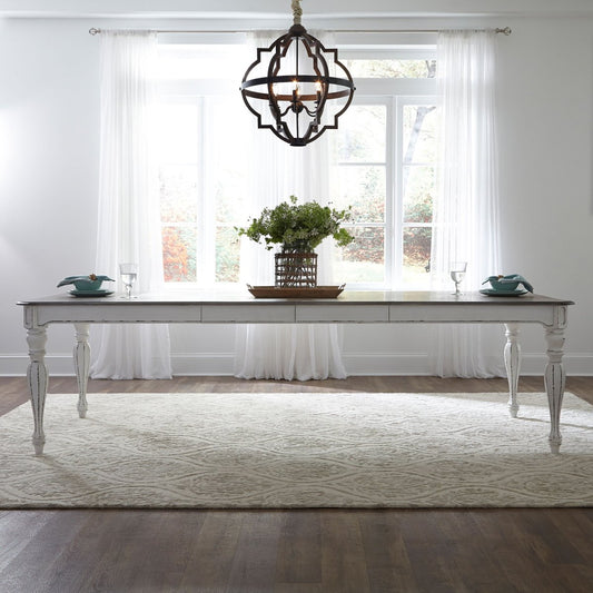 Magnolia Manor - Rectangular Leg Dining Table - White Dining Tables by Liberty Furniture - Walls Furniture & Mattress