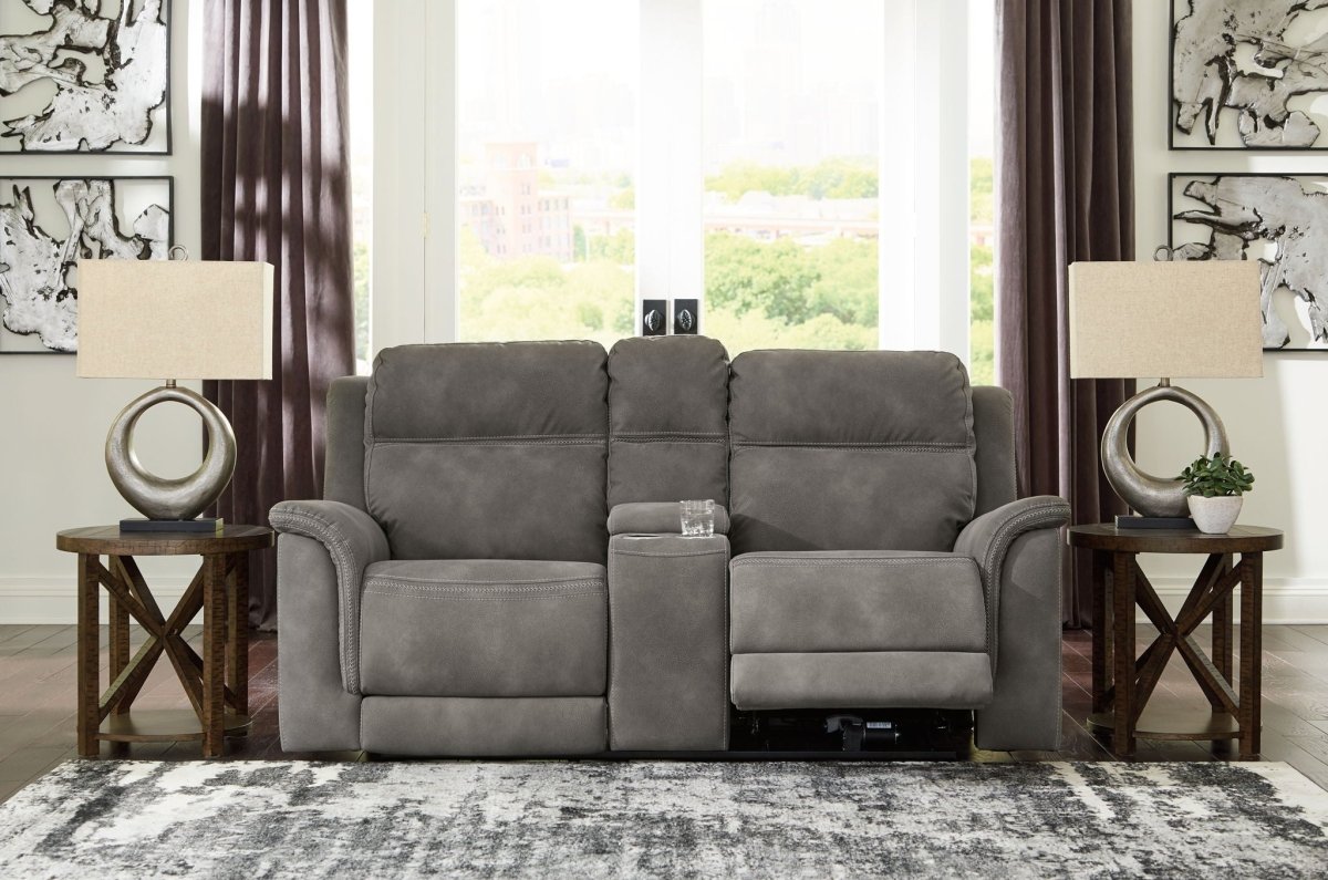 Next - Gen Durapella - Reclining Power Loveseat With Console Reclining Loveseats by Signature Design by Ashley® - Walls Furniture & Mattress