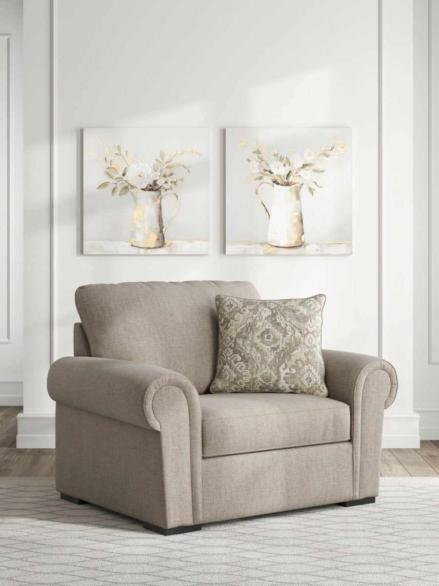 Sararose - Chair and a Half - Heather Arm Chairs by Benchcraft® - Walls Furniture & Mattress