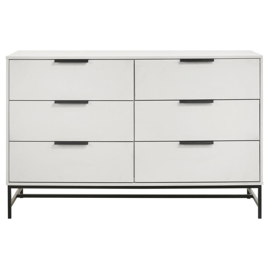 Sonora - 6 - Drawer Dresser Dressers by Coaster Fine Furniture - Walls Furniture & Mattress