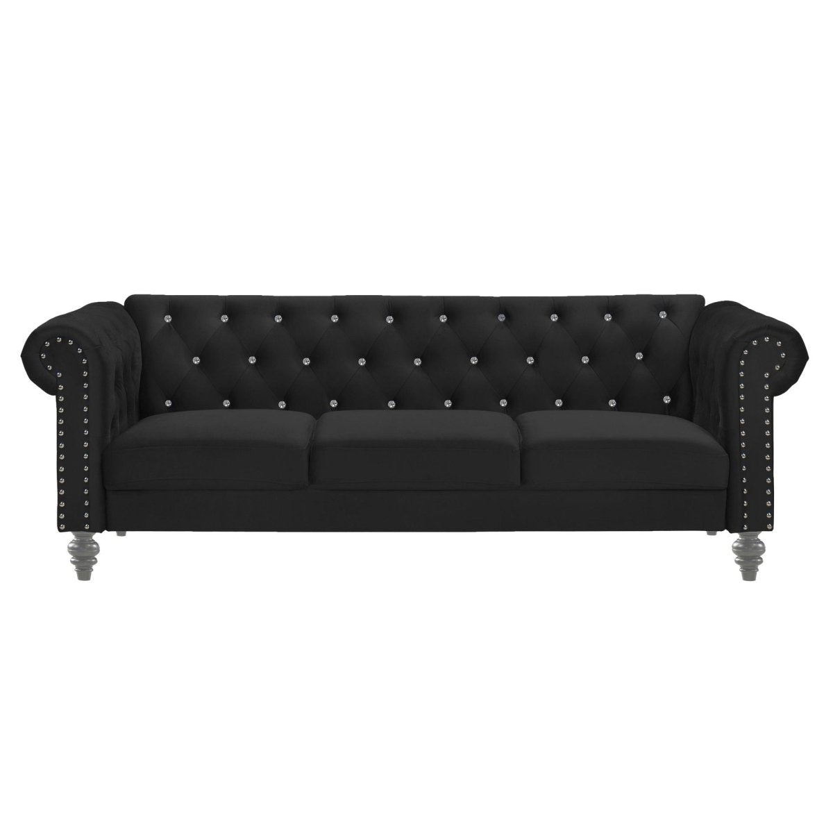 Emma - Crystal Sofa Stationary Sofas by New Classic - Walls Furniture & Mattress