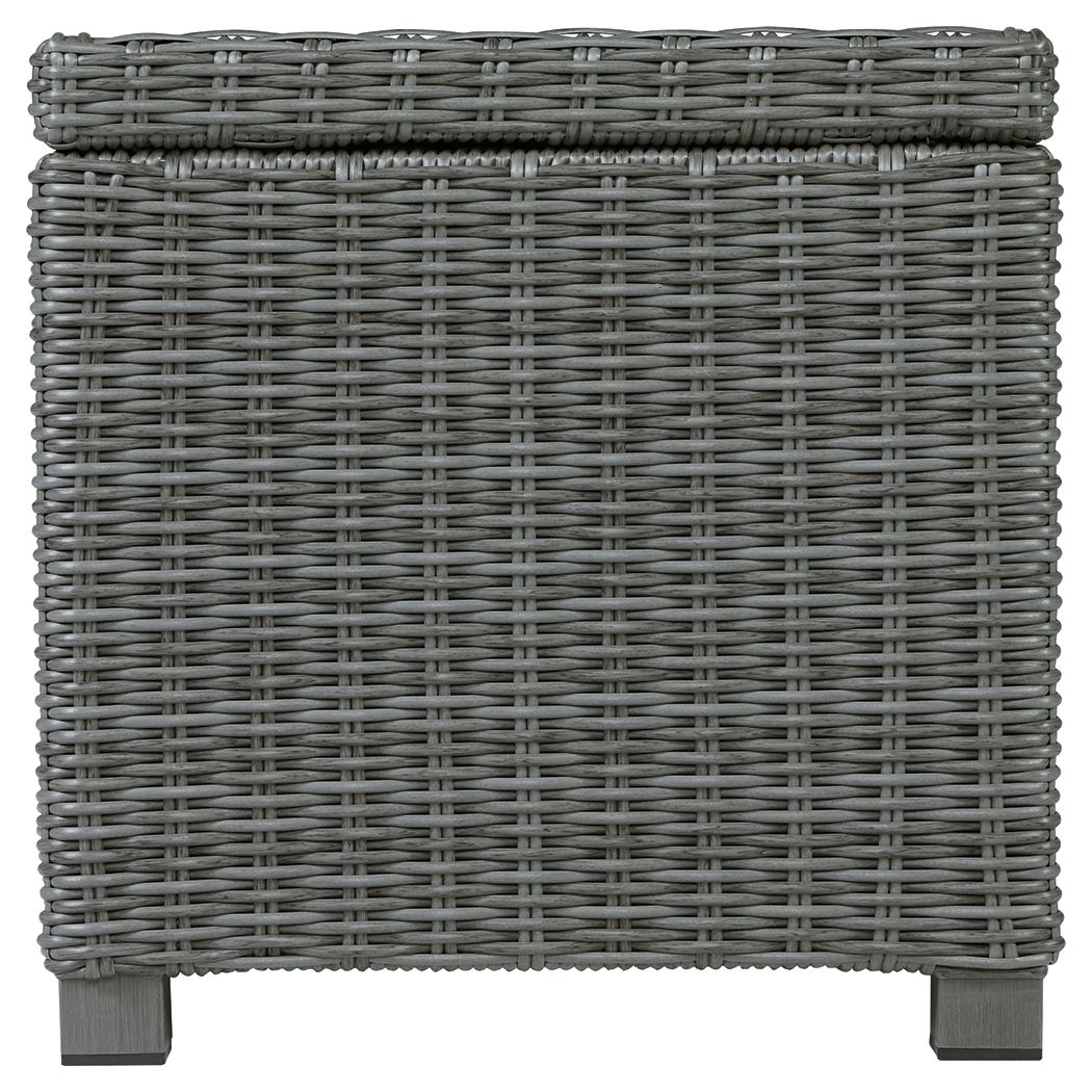 Elite Park - Square End Table - Gray End Tables by Signature Design by Ashley® - Walls Furniture & Mattress