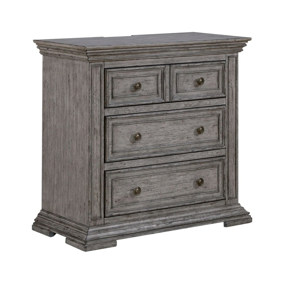 Big Valley - Bedside Chest With Charging Station Bedside Chests by Liberty Furniture - Walls Furniture & Mattress