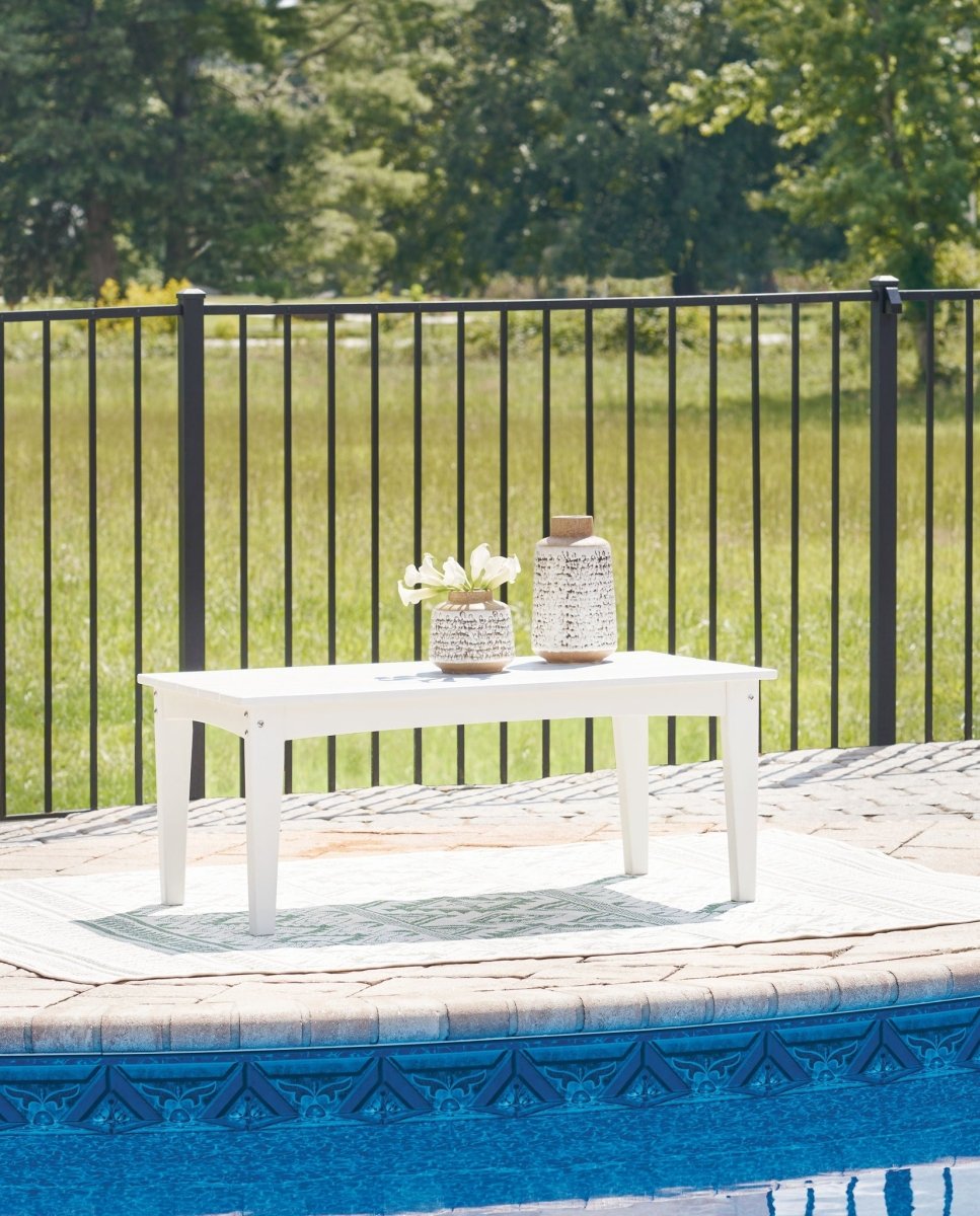 Hyland Wave - Rectangular Cocktail Table Coffee Tables by Signature Design by Ashley® - Walls Furniture & Mattress