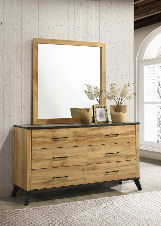 Kaywood - 6 - Drawer Dresser Cabinet Dressers by Coaster Fine Furniture - Walls Furniture & Mattress