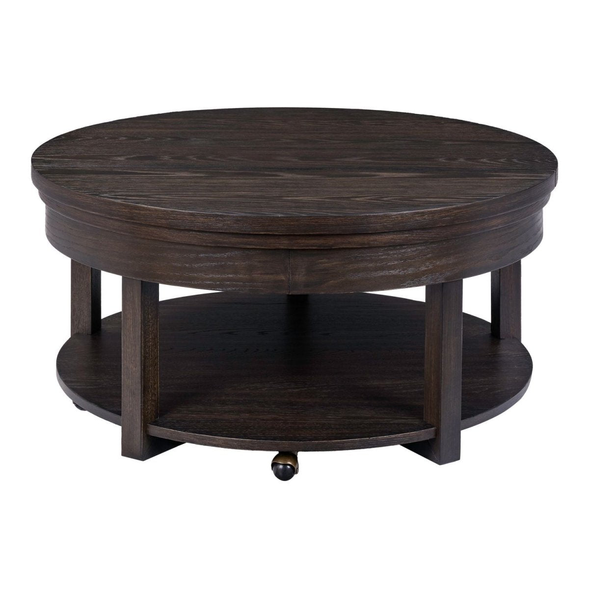 Weston - Round Lift Top Cocktail Table - Brown Cocktail Tables by Liberty Furniture - Walls Furniture & Mattress