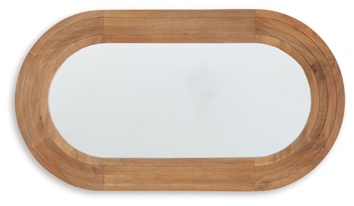 Daverly - Accent Mirror - Brown Accent Mirrors by Signature Design by Ashley® - Walls Furniture & Mattress