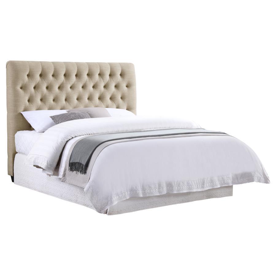 Chloe - Upholstered Panel Headboard Upholstered Headboards by CoasterEssence - Walls Furniture & Mattress