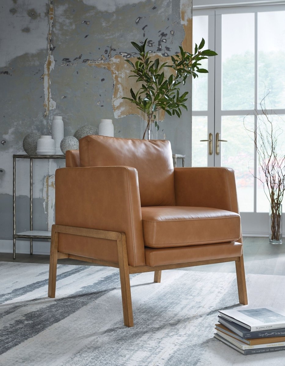 Numund - Accent Chair - Caramel Accent Chairs by Signature Design by Ashley® - Walls Furniture & Mattress