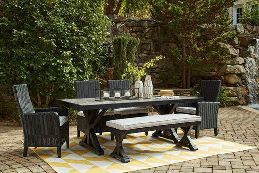 Beachcroft - Outdoor Dining Set 7 Piece Outdoor Sets by Signature Design by Ashley® - Walls Furniture & Mattress