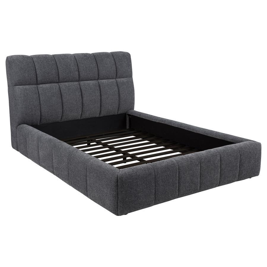 Nollet - Upholstered Platform Bed Upholstered Beds by Coaster Fine Furniture - Walls Furniture & Mattress
